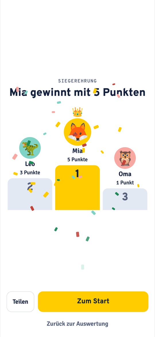 Siegerehrung mit Podest